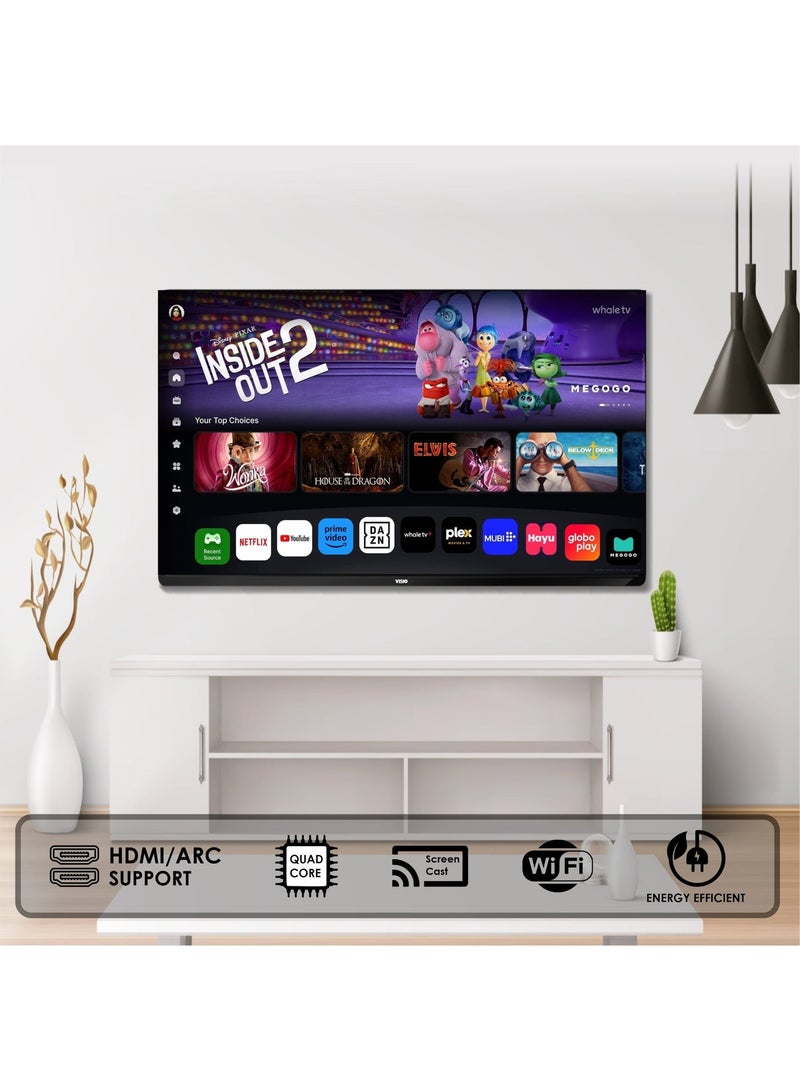 VISIO 32 Inch HD Smart TV, Whale OS, Frameless Design with Built-in Receiver - Black [32VSS22] - Image 5